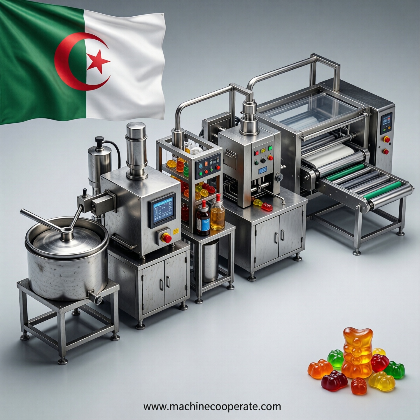 Gummy production line in Algeria Gummy production line in Algeria