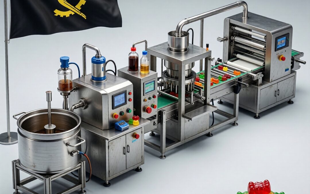 Gummy production line in Angola