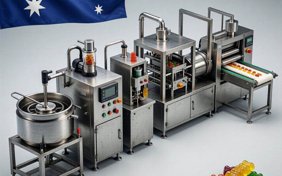 Gummy production line in Australia