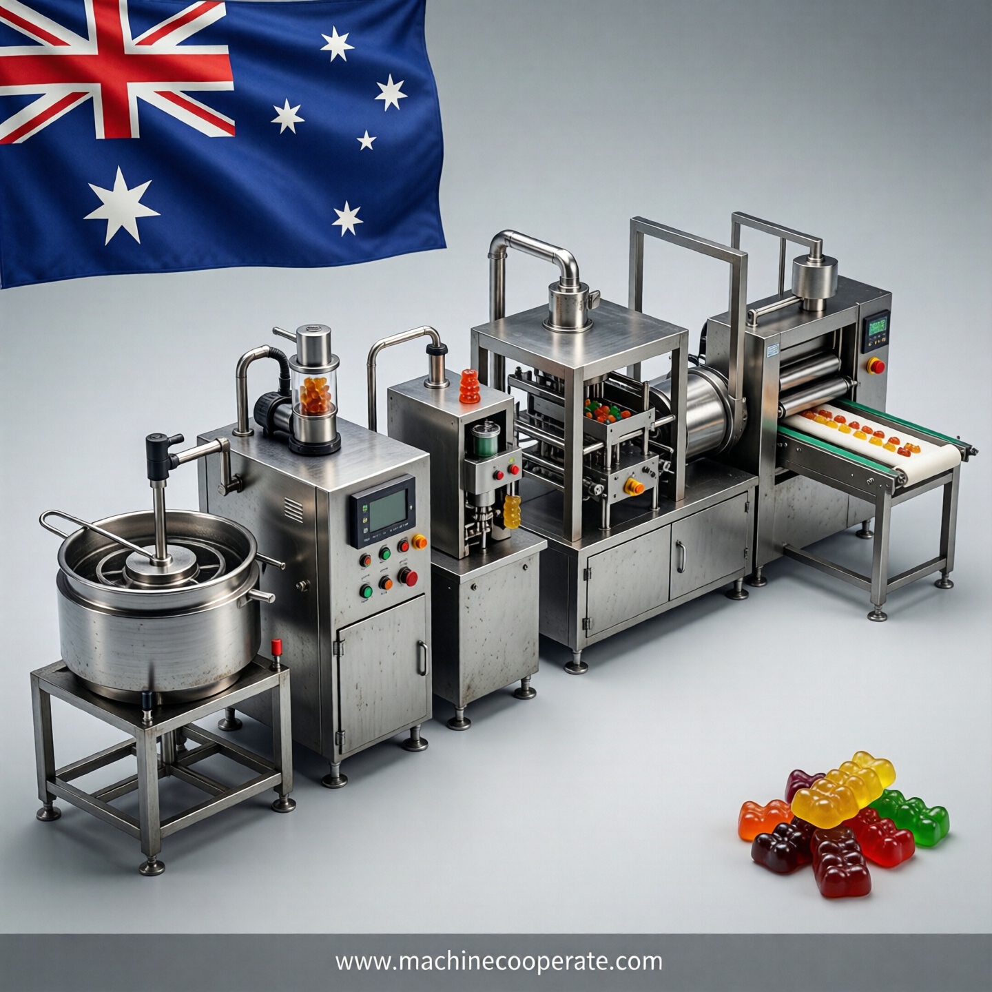 Gummy production line in Australia Gummy production line in Australia