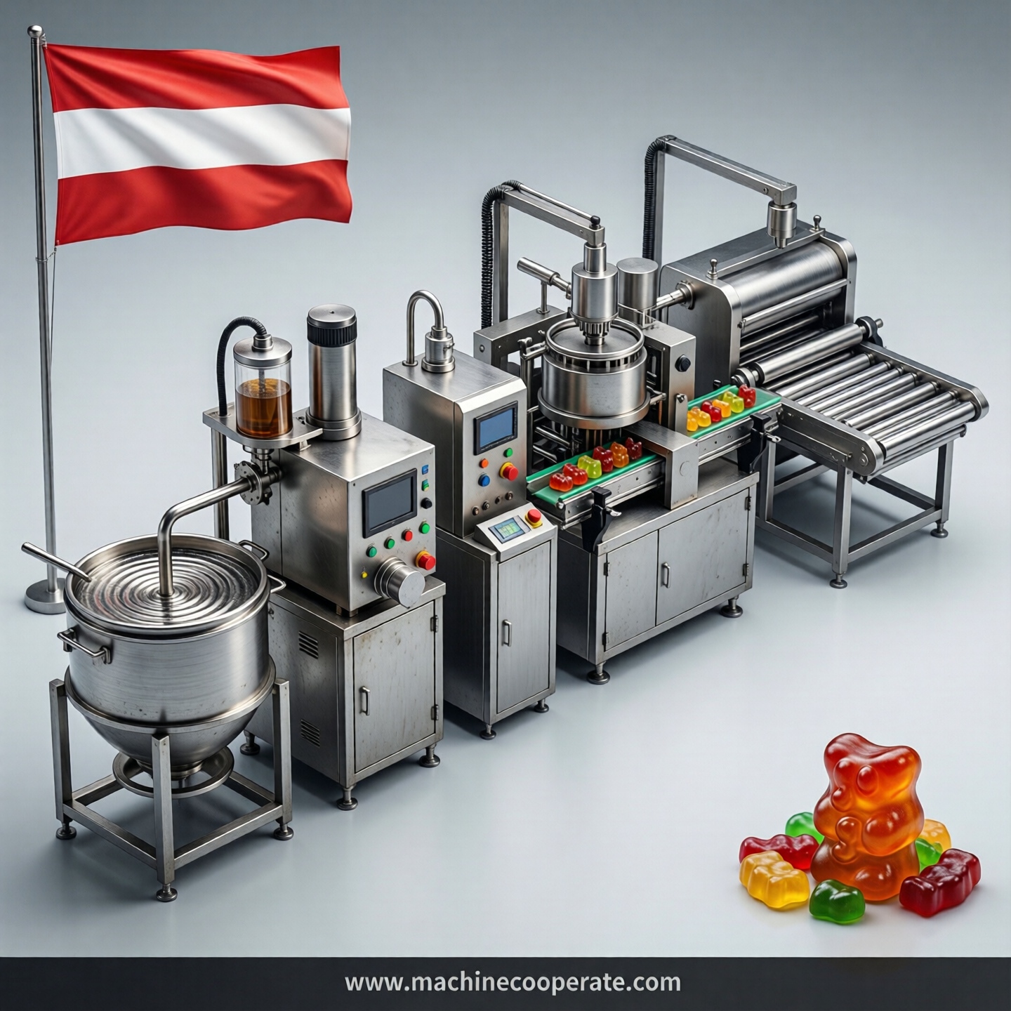 Gummy production line in Austria Gummy production line in Austria