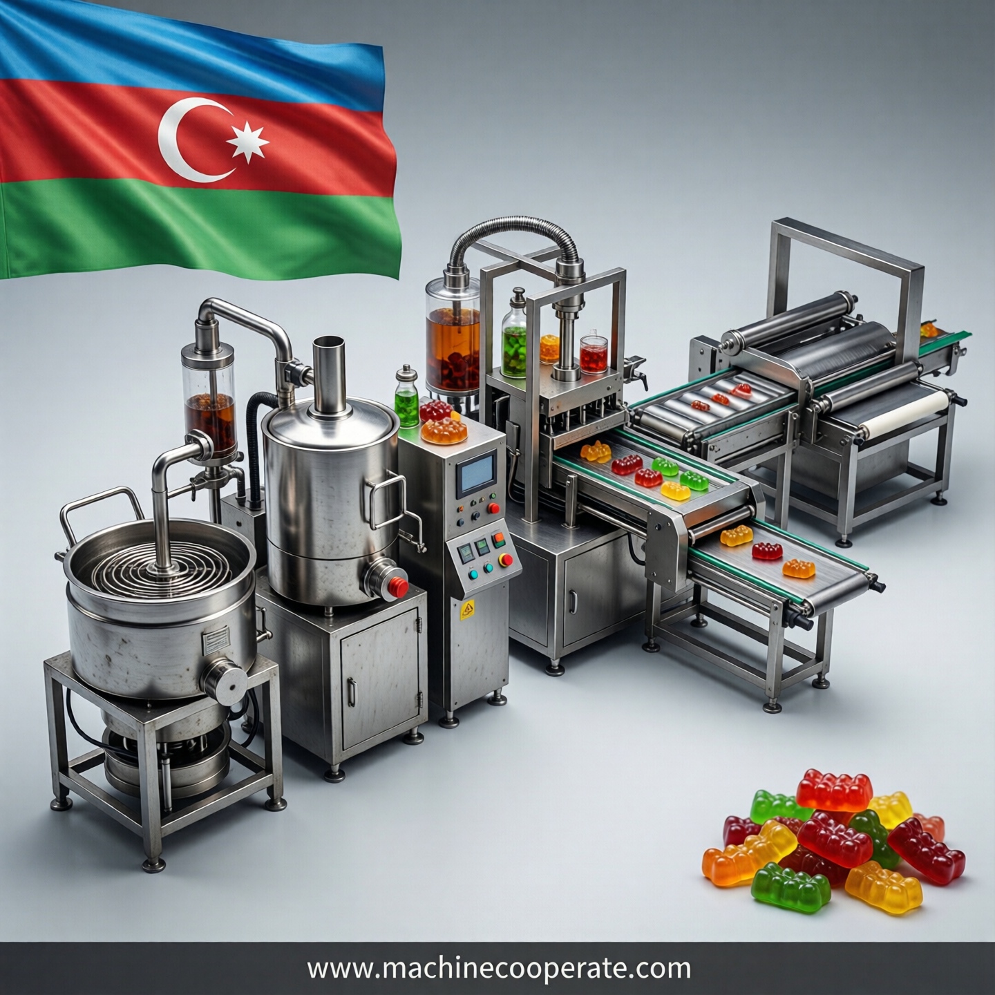 Gummy production line in Azerbaijan Gummy production line in Azerbaijan
