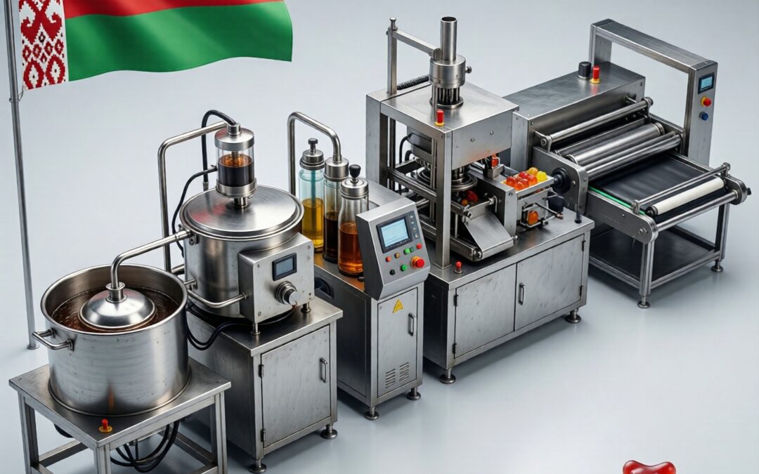 Gummy production line in Belarus