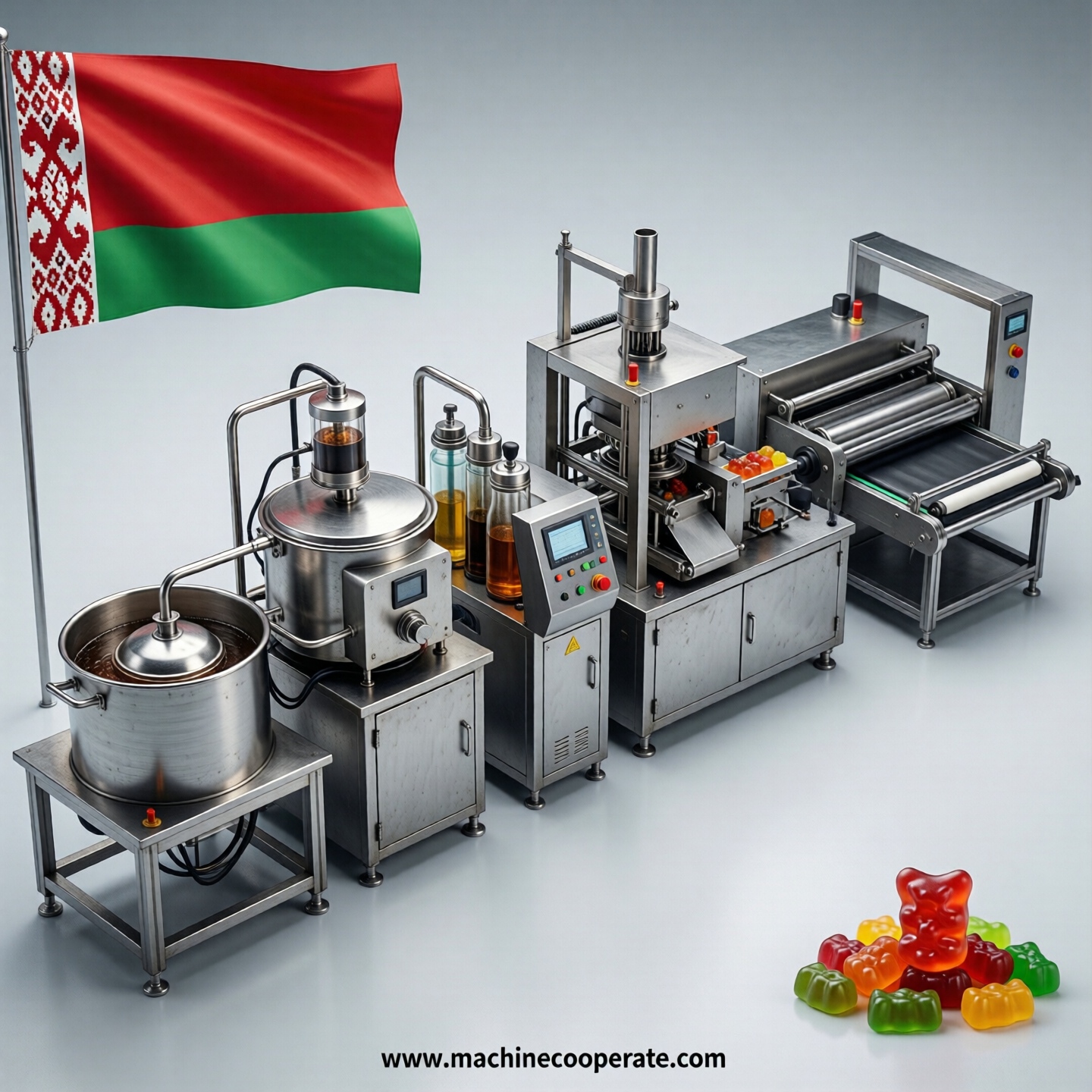 Gummy production line in Belarus Gummy production line in Belarus