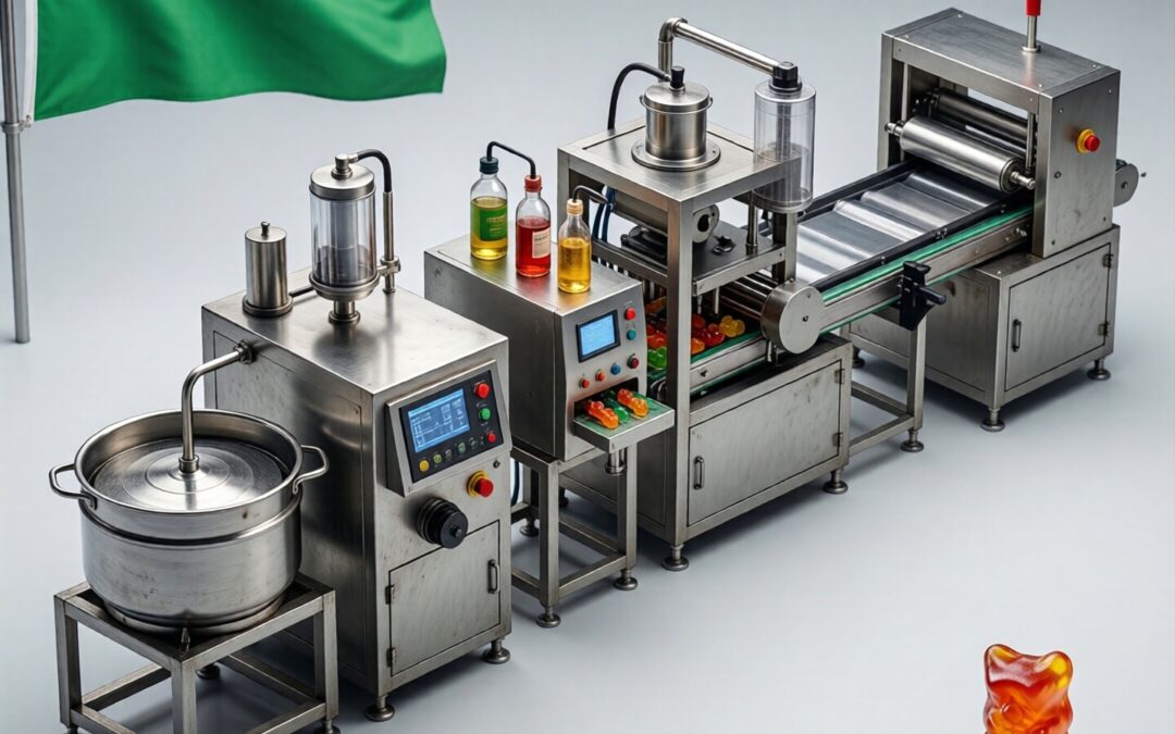 Gummy production line in Burkina Faso