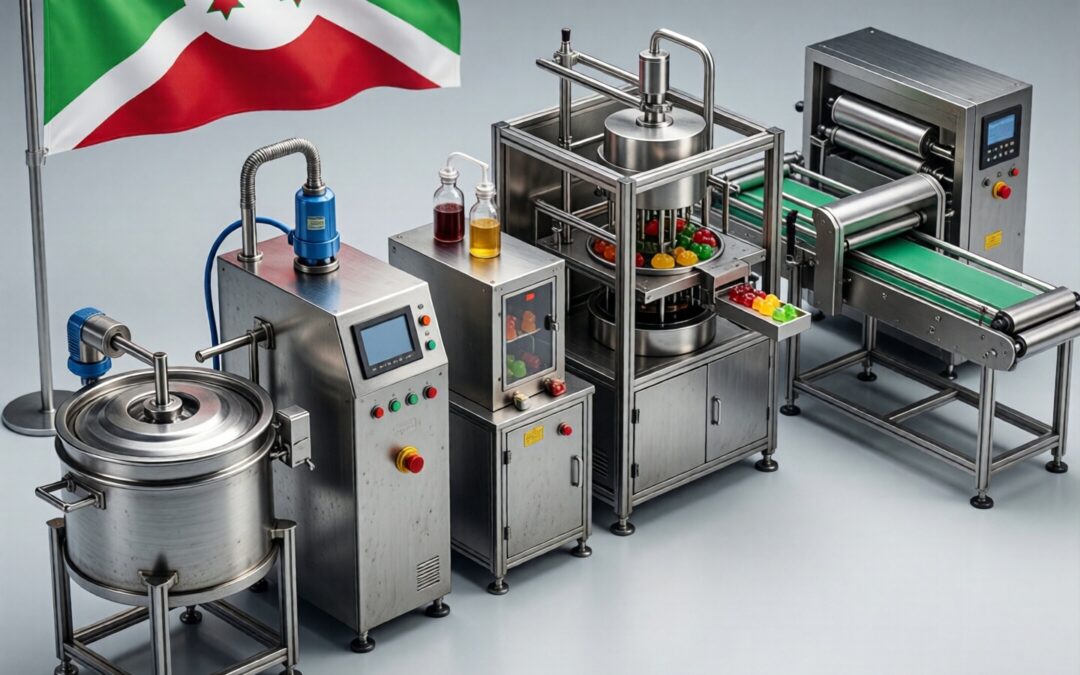 Gummy production line in Burundi