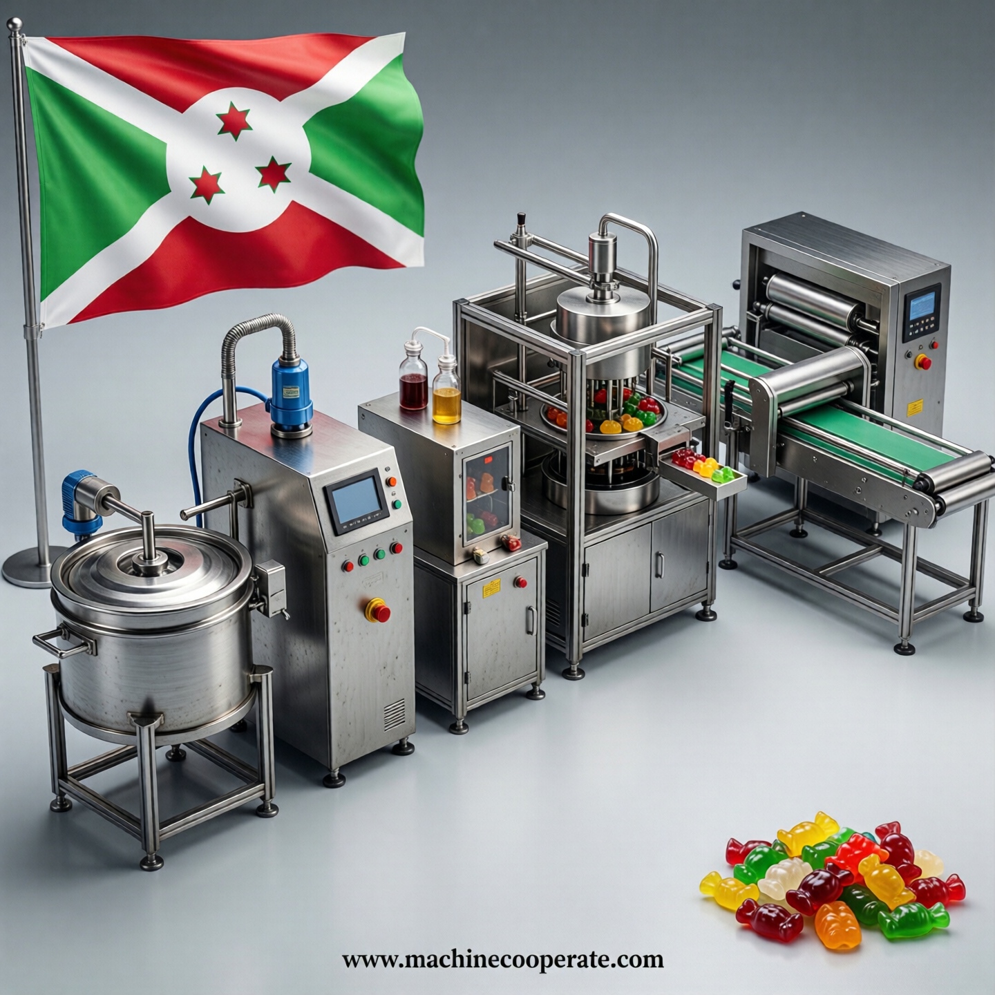 Gummy production line in Burundi Gummy production line in Burundi