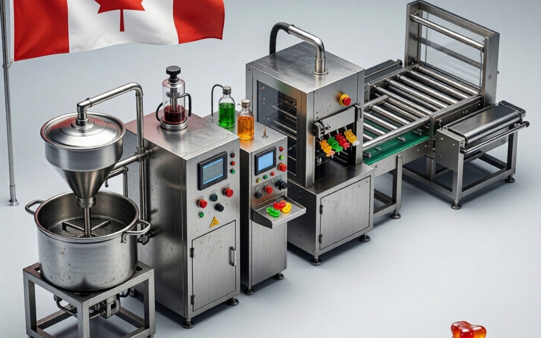 Gummy production line in Canada