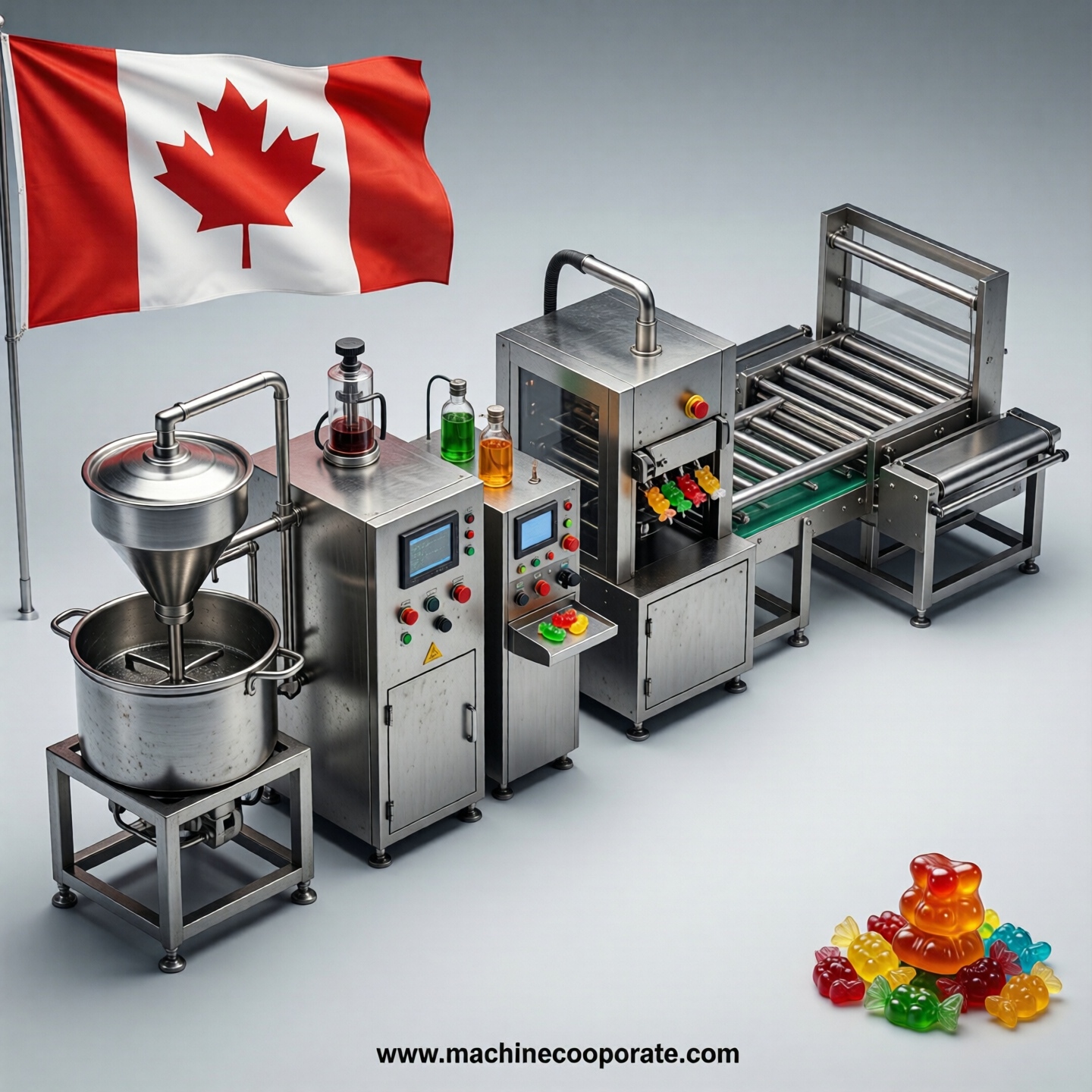 Gummy production line in Canada Gummy production line in Canada