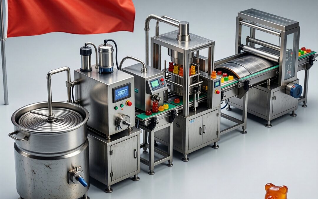 Gummy production line in Chile
