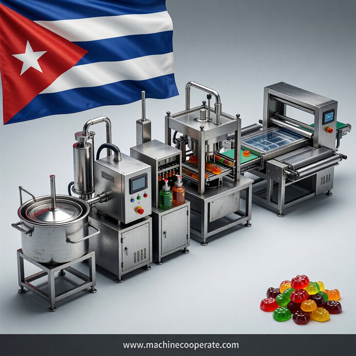 Gummy production line in Cuba Gummy production line in Cuba