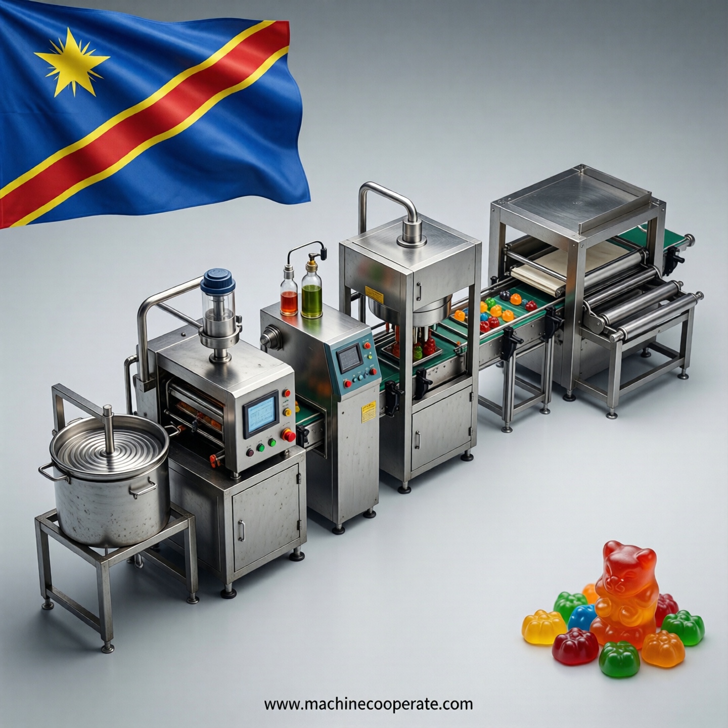 Gummy production line in DR Congo