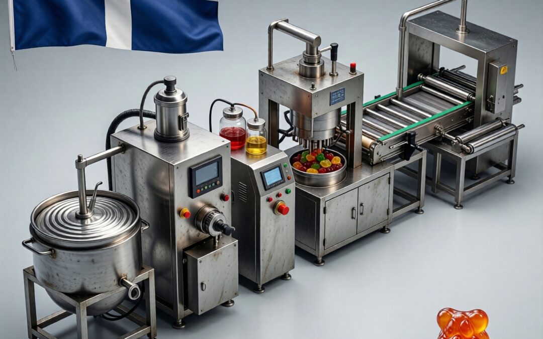 Gummy production line in Dominican Republic