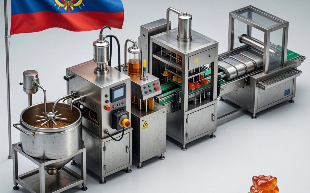 Gummy production line in Ecuador