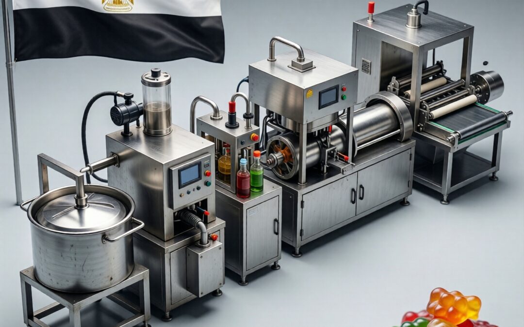 Gummy production line in Egypt