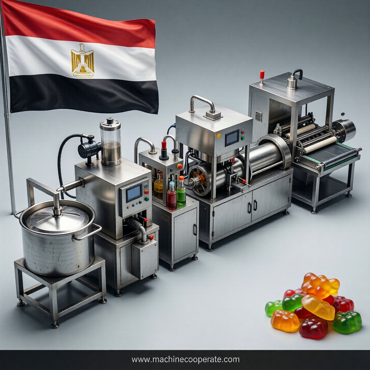 Gummy production line in Egypt