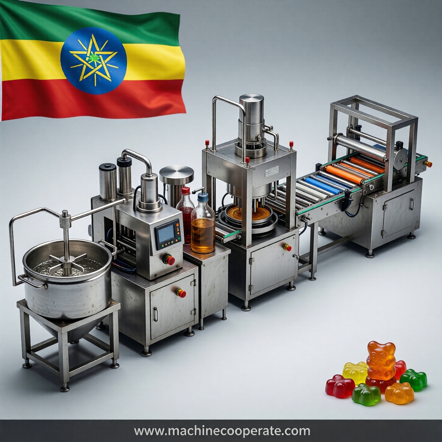 Gummy production line in Ethiopia Gummy production line in Ethiopia
