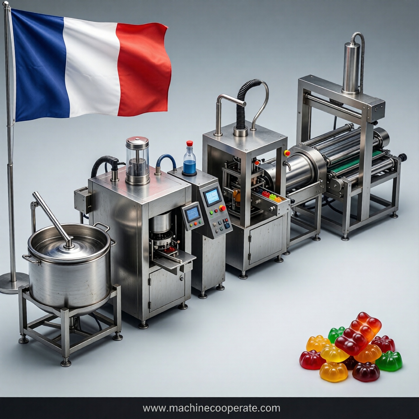 Gummy production line in France