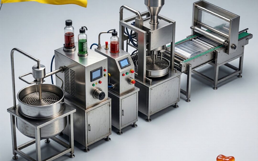 Gummy production line in Germany