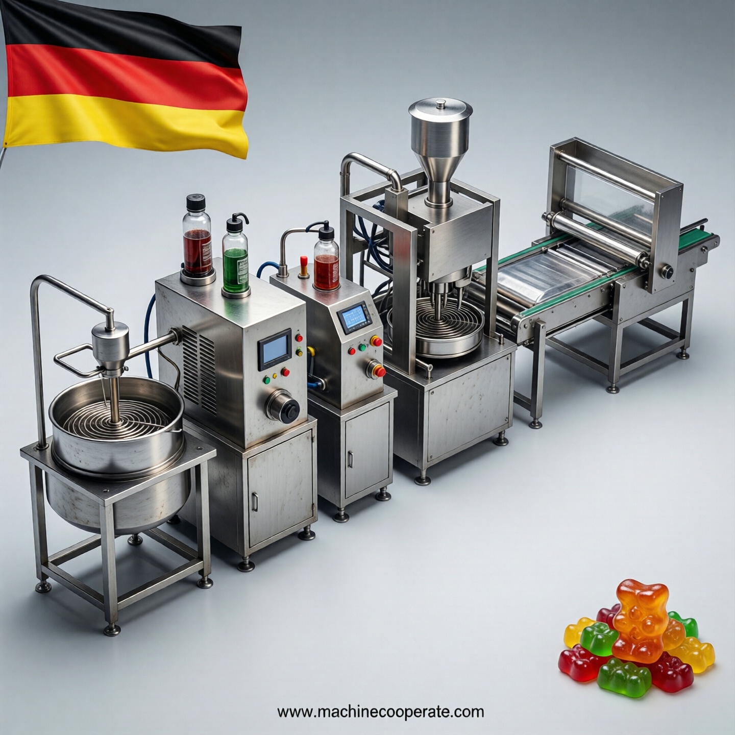 Gummy production line in Germany Gummy production line in Germany