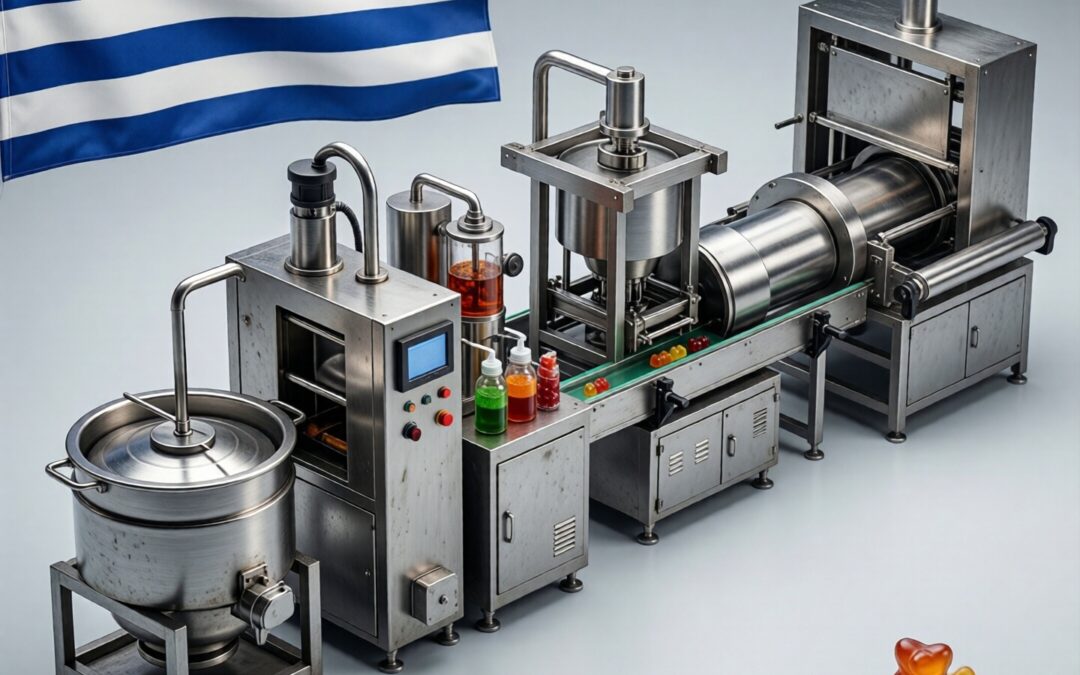Gummy production line in Greece