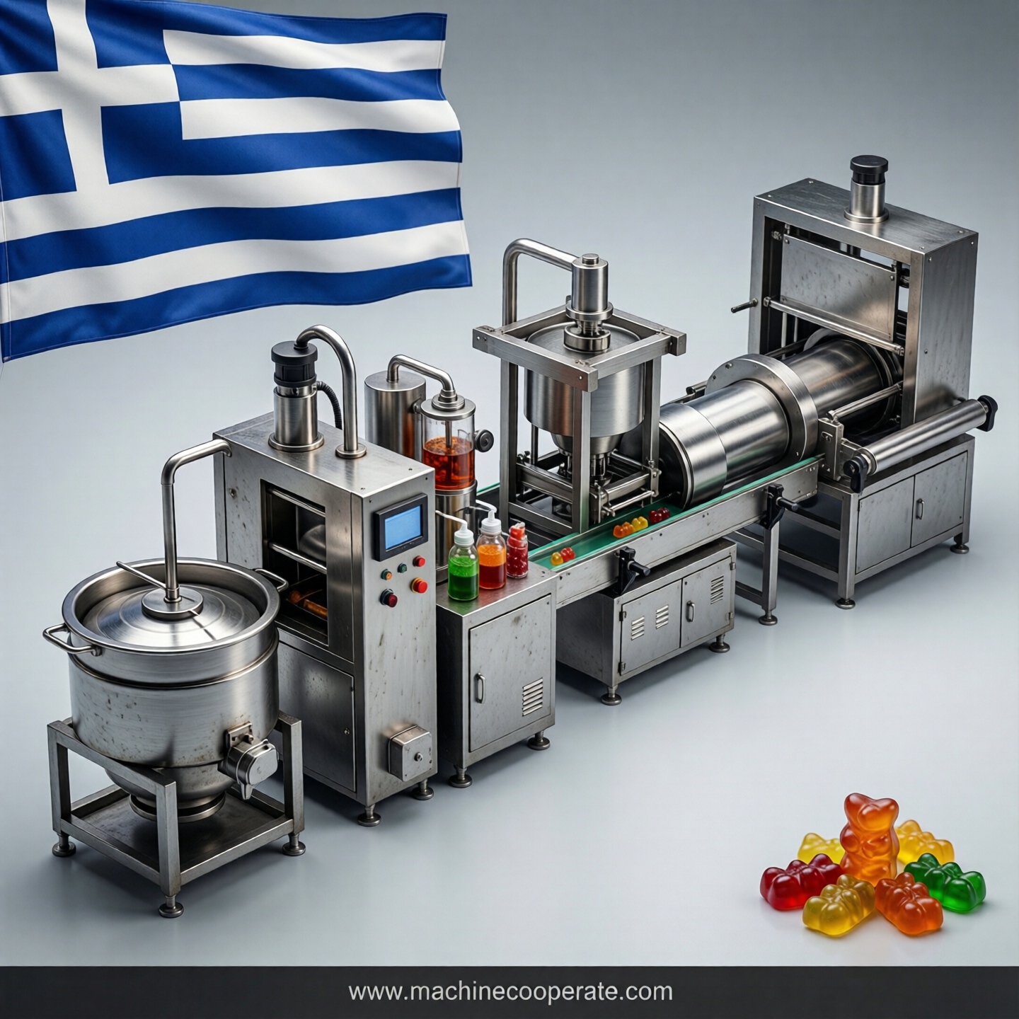 Gummy production line in Greece Gummy production line in Greece