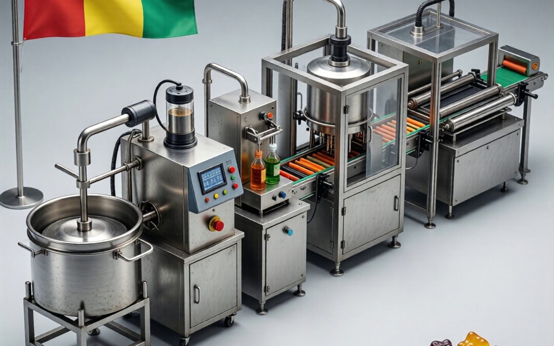Gummy production line in Guinea