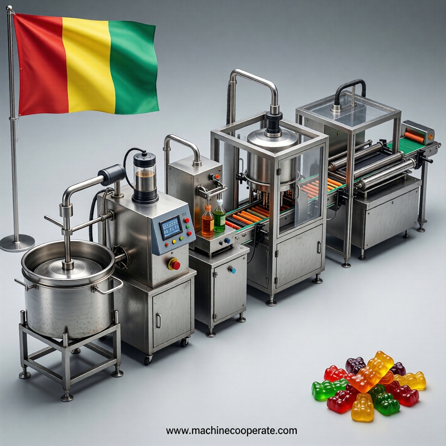 Gummy production line in Guinea Gummy production line in Guinea