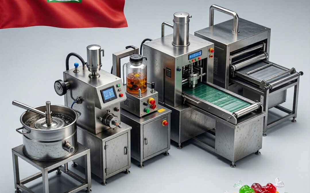Gummy production line in Haiti