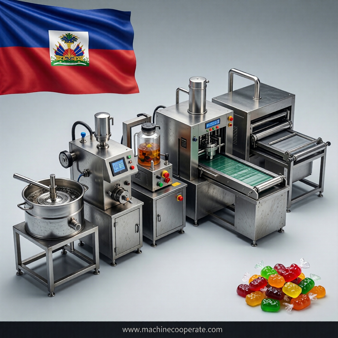 Gummy production line in Haiti Gummy production line in Haiti