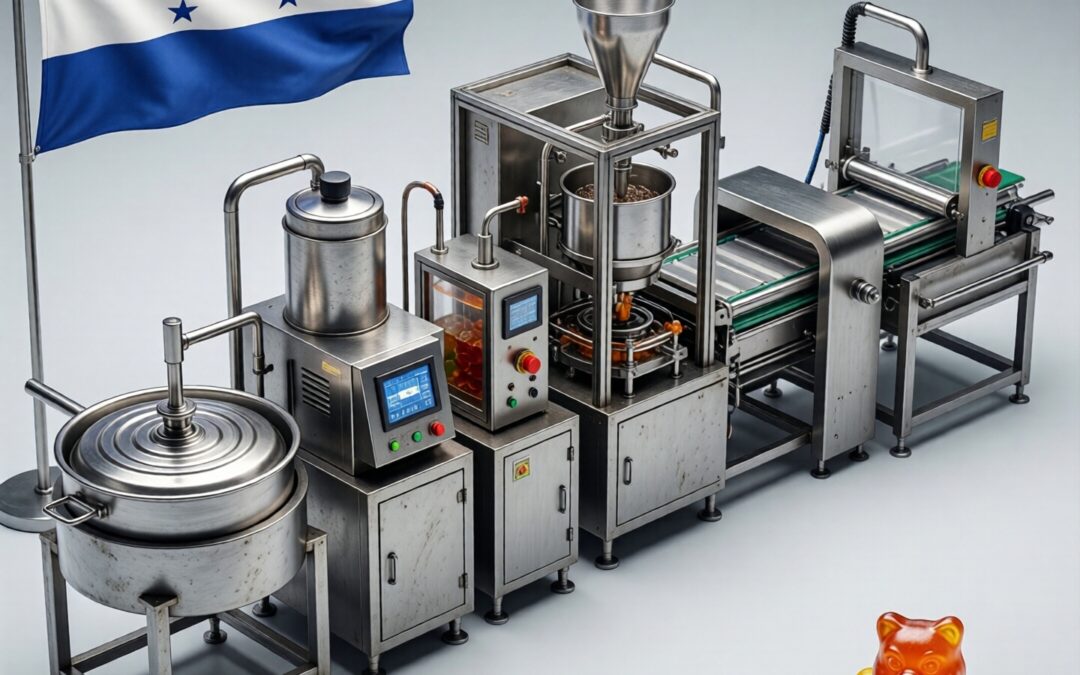 Gummy production line in Honduras