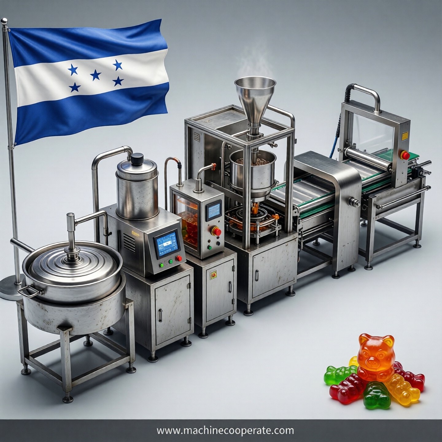Gummy production line in Honduras Gummy production line in Honduras