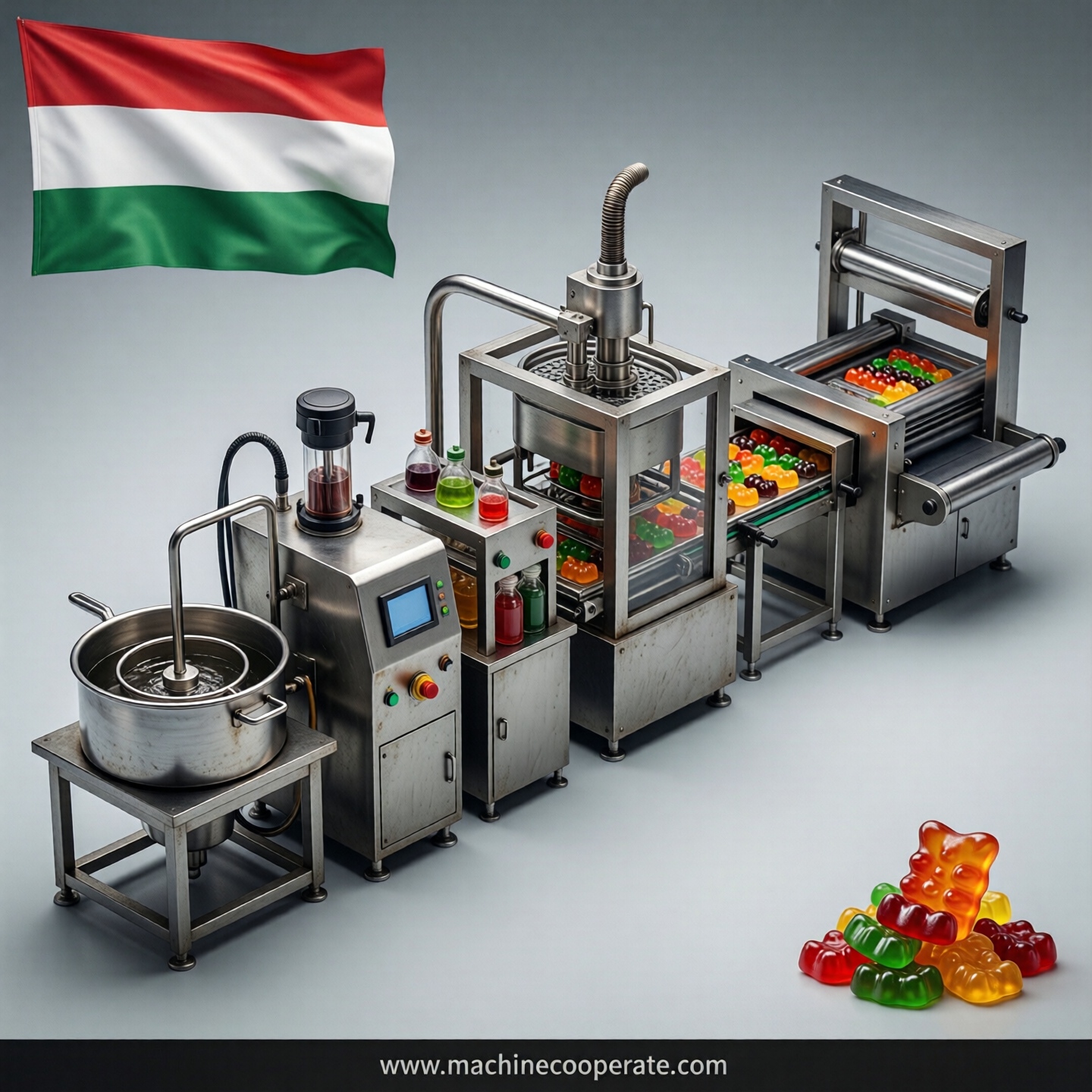 Gummy production line in Hungary Gummy production line in Hungary