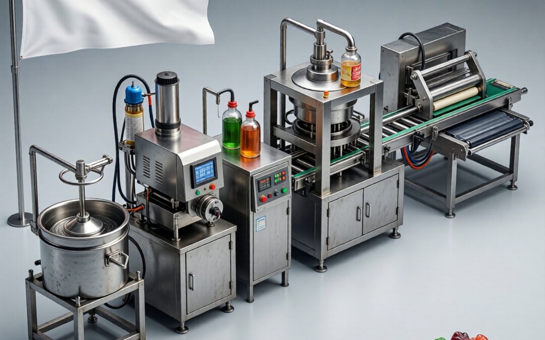 Gummy production line in Indonesia