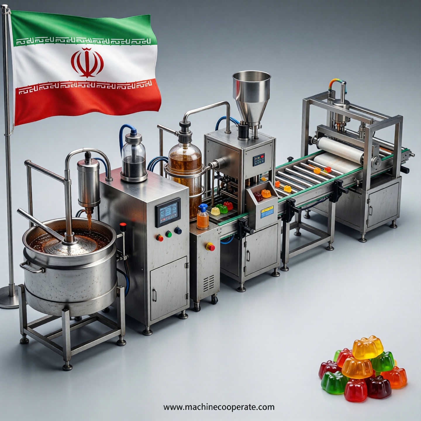 Gummy production line in Iran