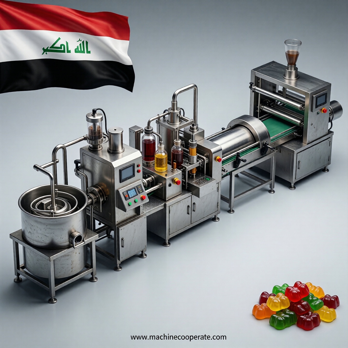 Gummy production line in Iraq