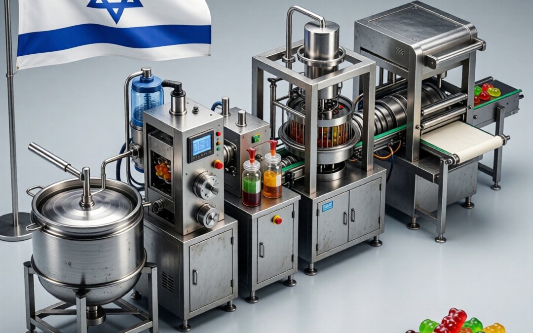 Gummy production line in Israel