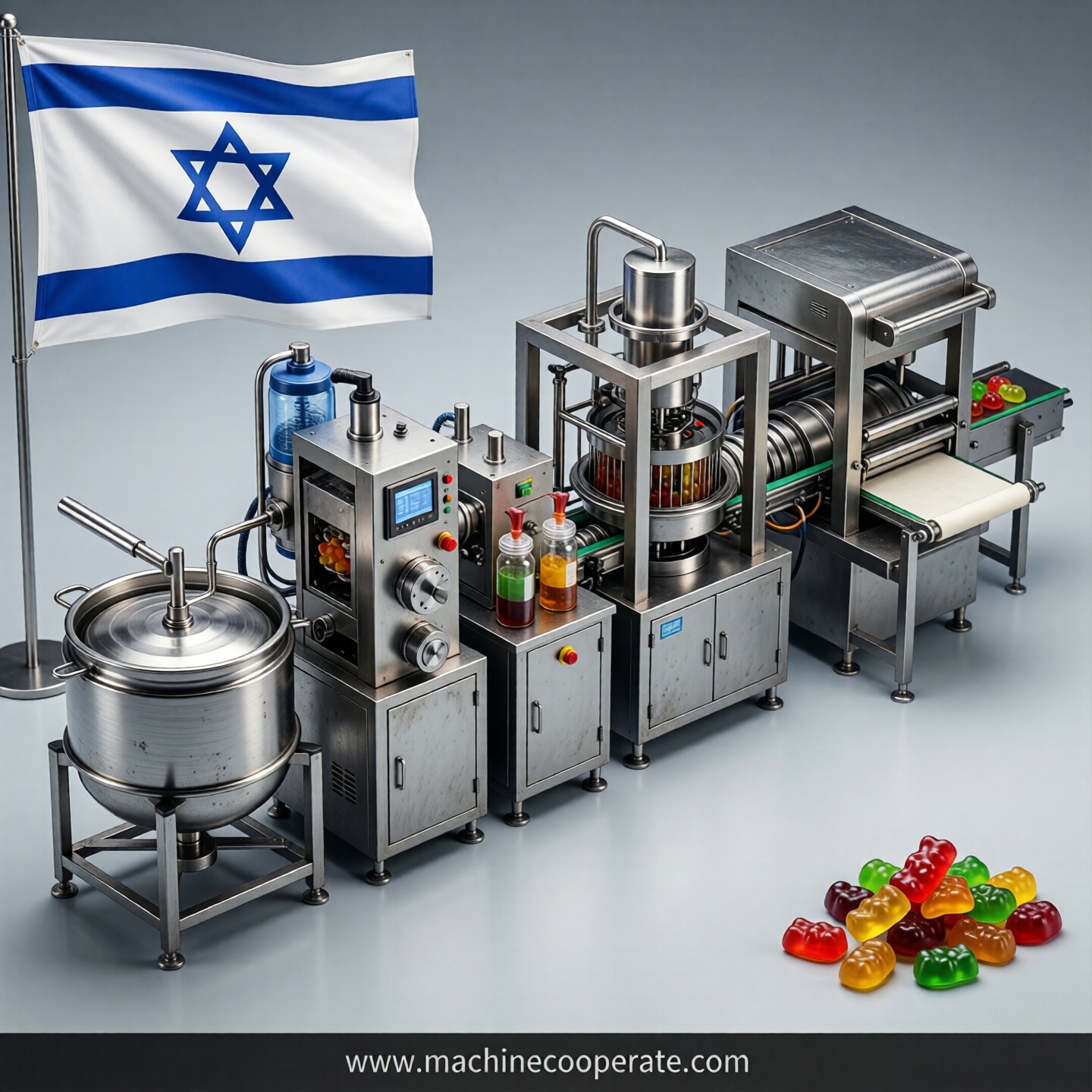 Gummy production line in Israel Gummy production line in Israel