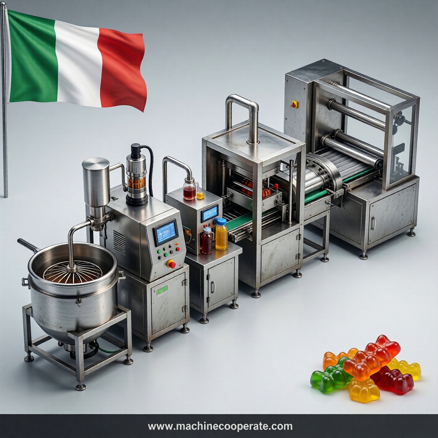 Gummy production line in Italy Gummy production line in Italy