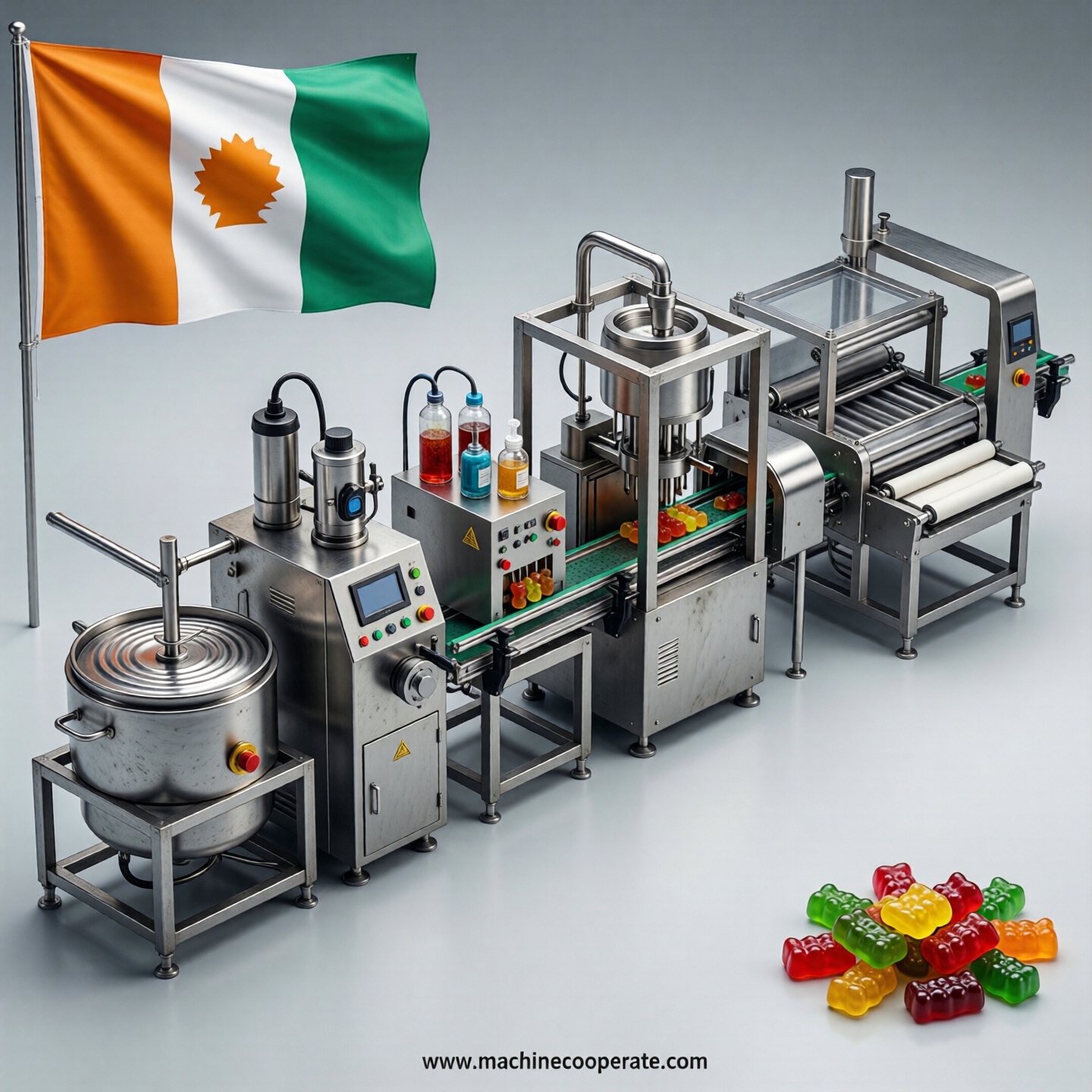 Gummy production line in Ivory Coast Gummy production line in Ivory Coast