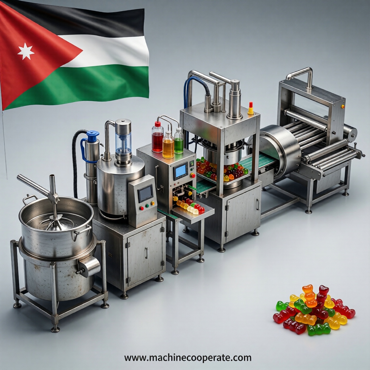 Gummy production line in Jordan Gummy production line in Jordan