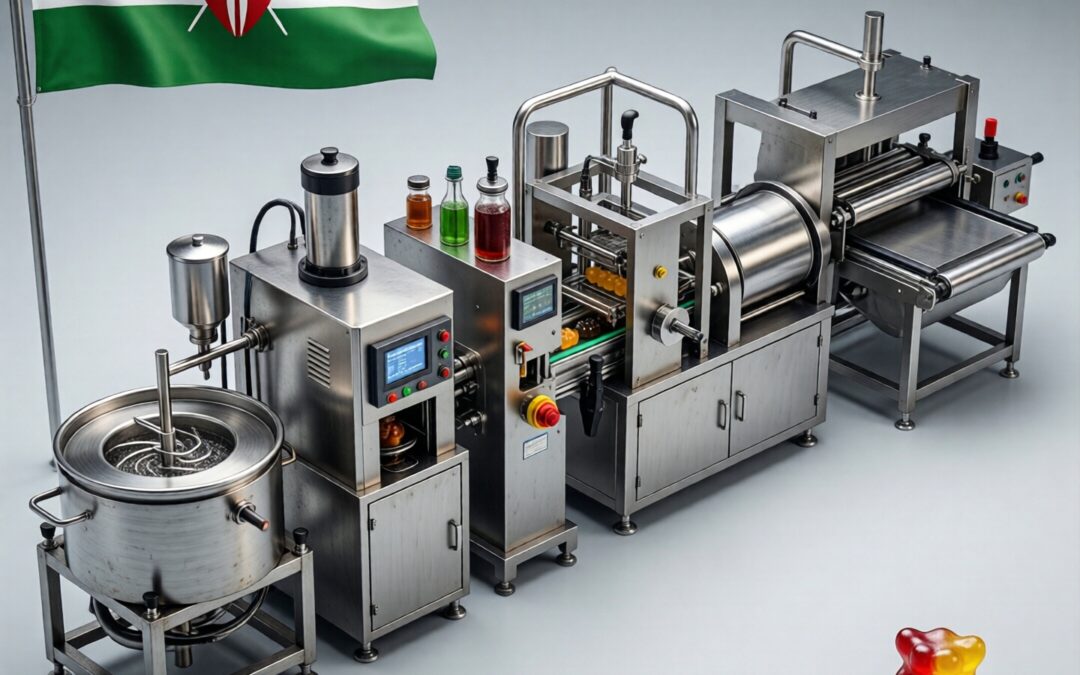 Gummy production line in Kenya