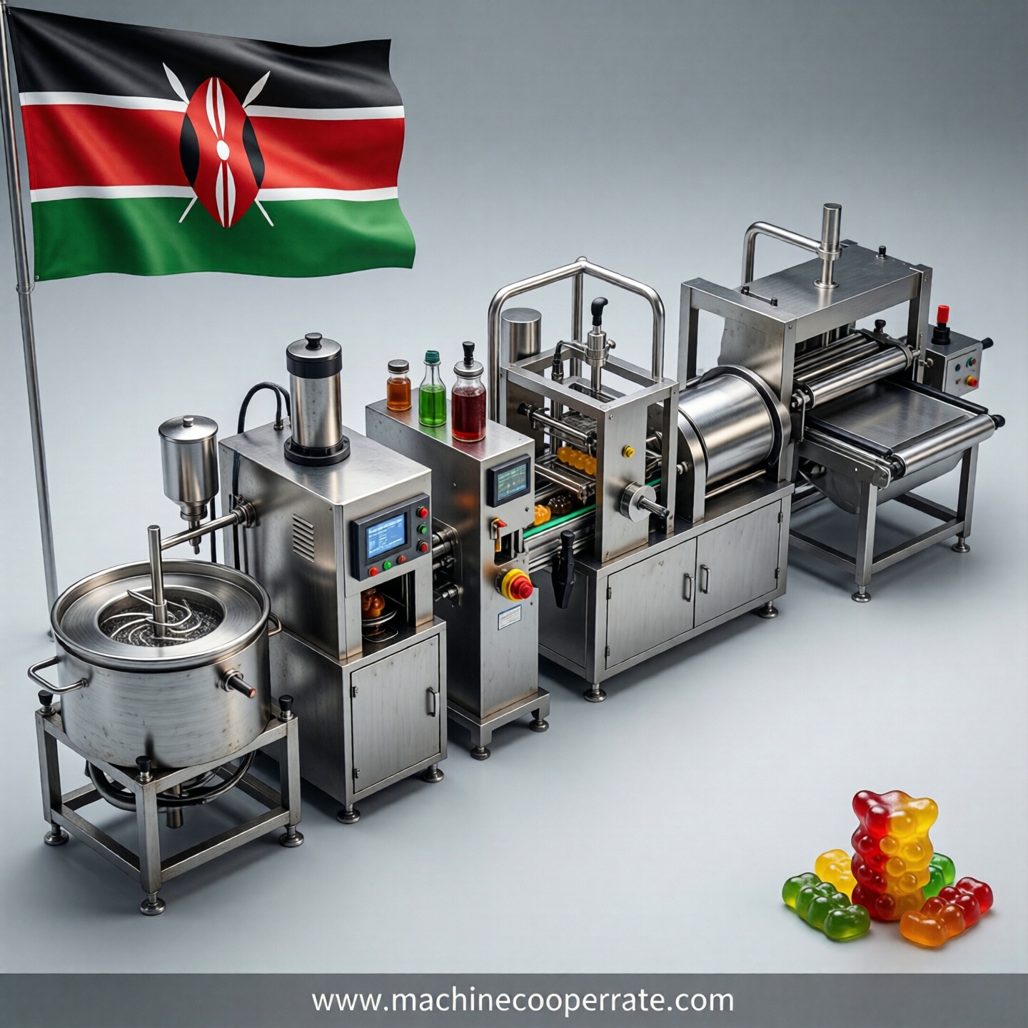 Gummy production line in Kenya Gummy production line in Kenya