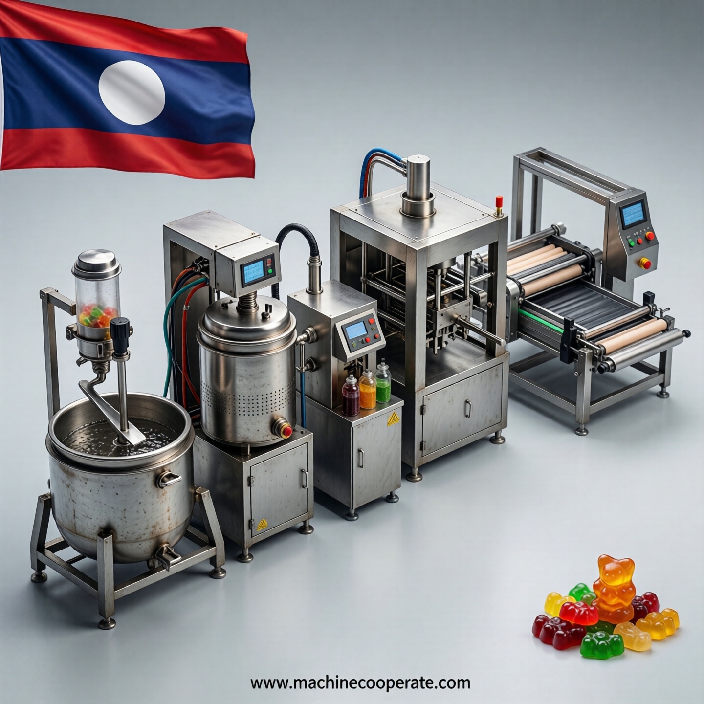 Gummy production line in Laos