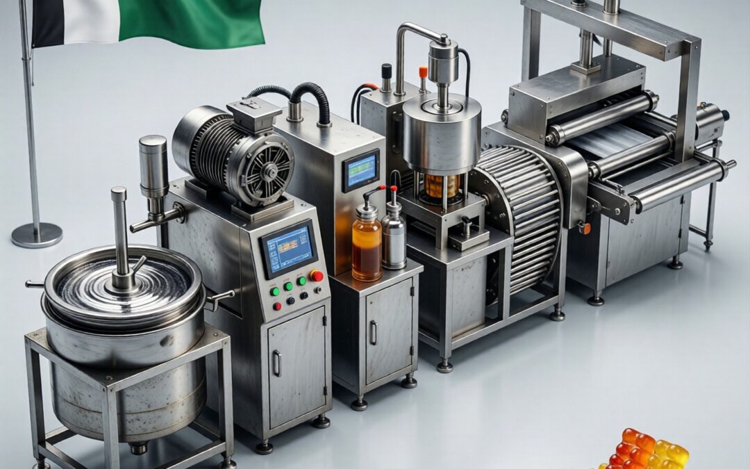 Gummy production line in Madagascar