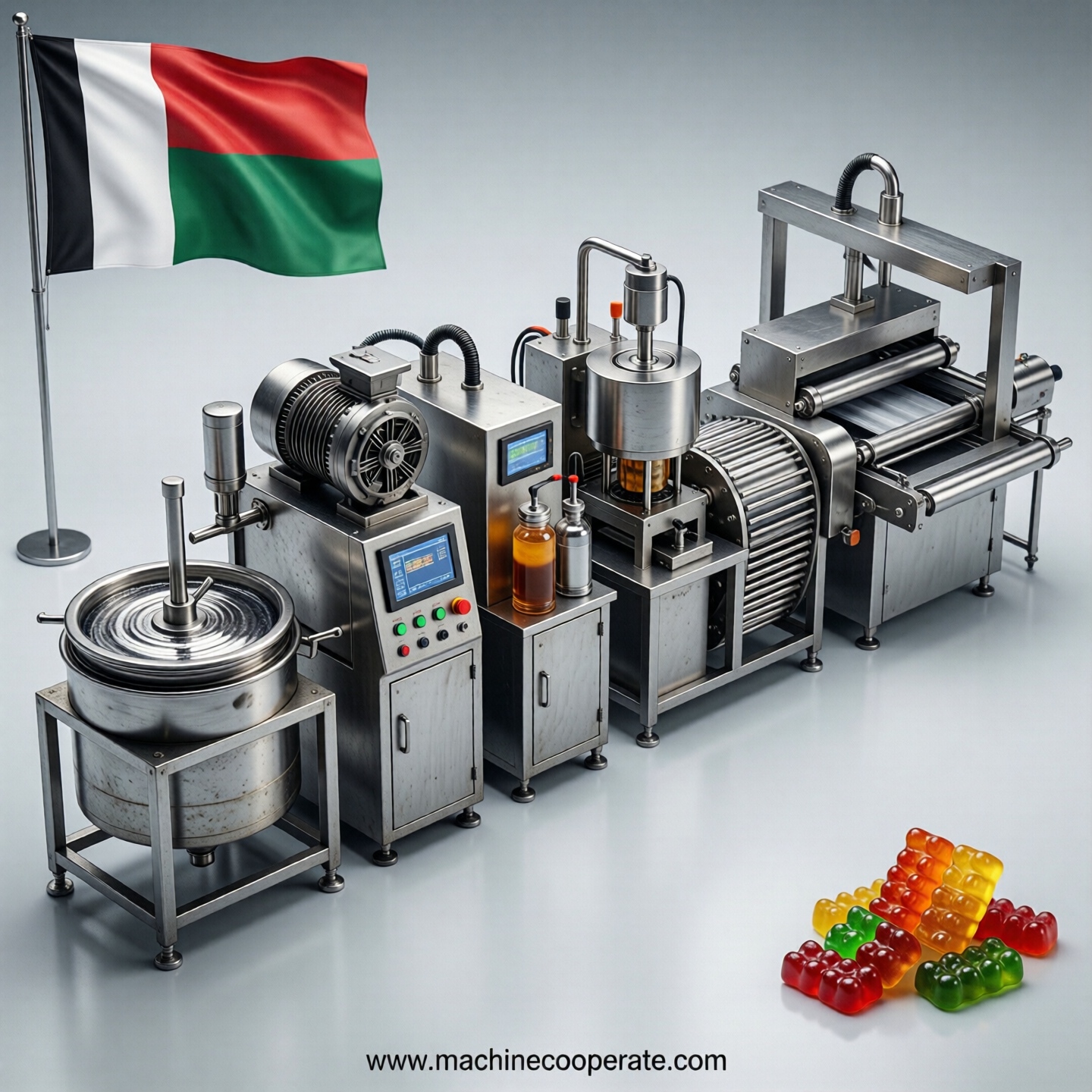 Gummy production line in Madagascar Gummy production line in Madagascar