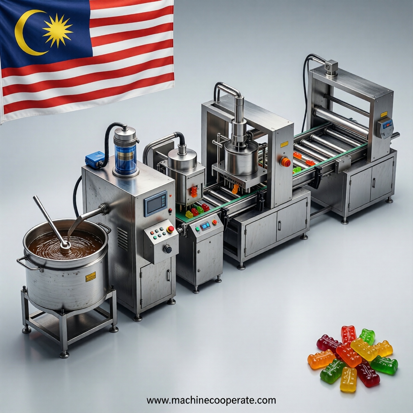 Gummy production line in Malaysia