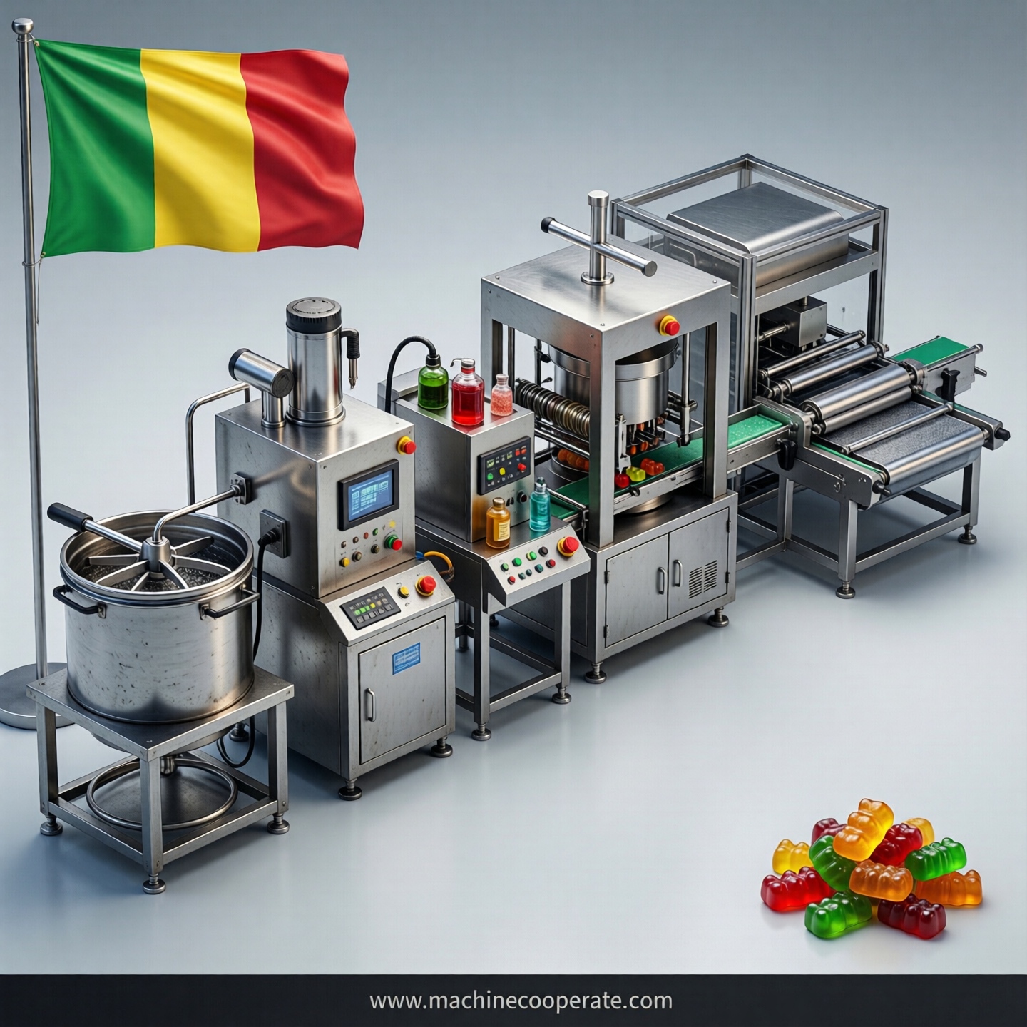 Gummy production line in Mali Gummy production line in Mali