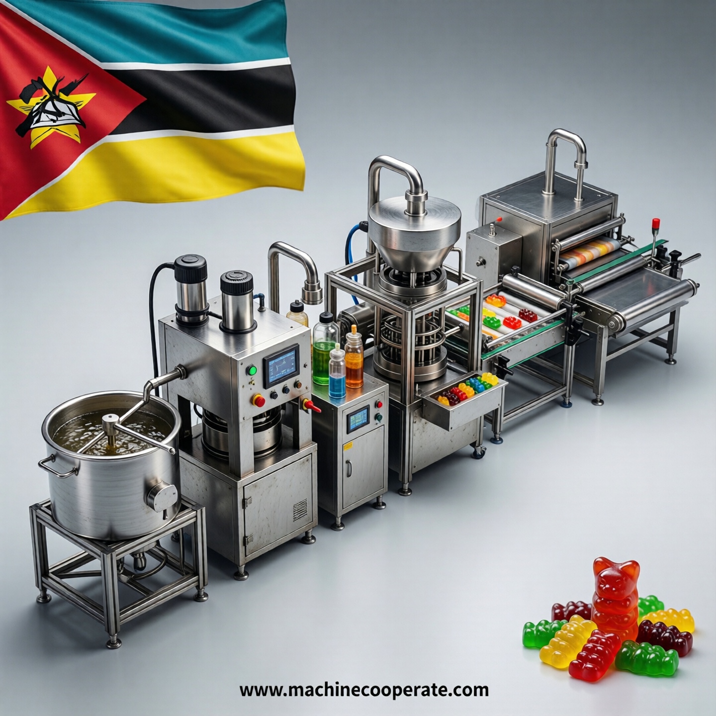 Gummy production line in Mozambique Gummy production line in Mozambique