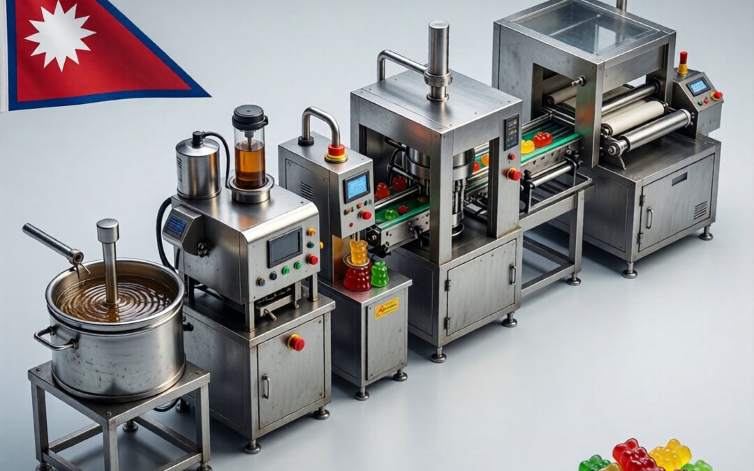 Gummy production line in Nepal